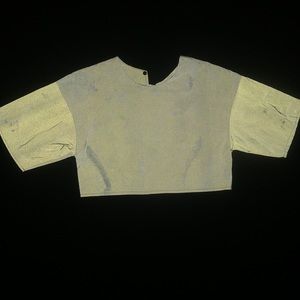 Holographic crop top